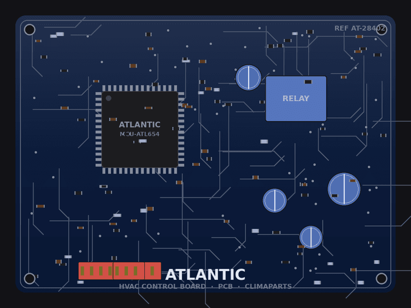 Carte électronique inverter Atlantic Niobe — PCB unité intérieure