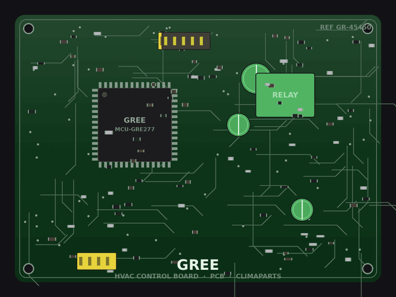Carte PCB Gree Pular GWH18AAC-K6DNA1C 18000 BTU