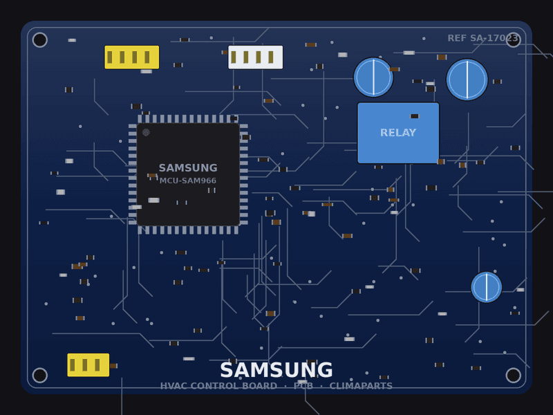 Carte affichage Samsung AR18TXHYAWKNEU LED display